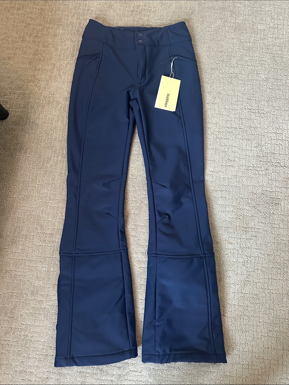 Halfdays Emma Soft Shell Women's Navy Ski Pants